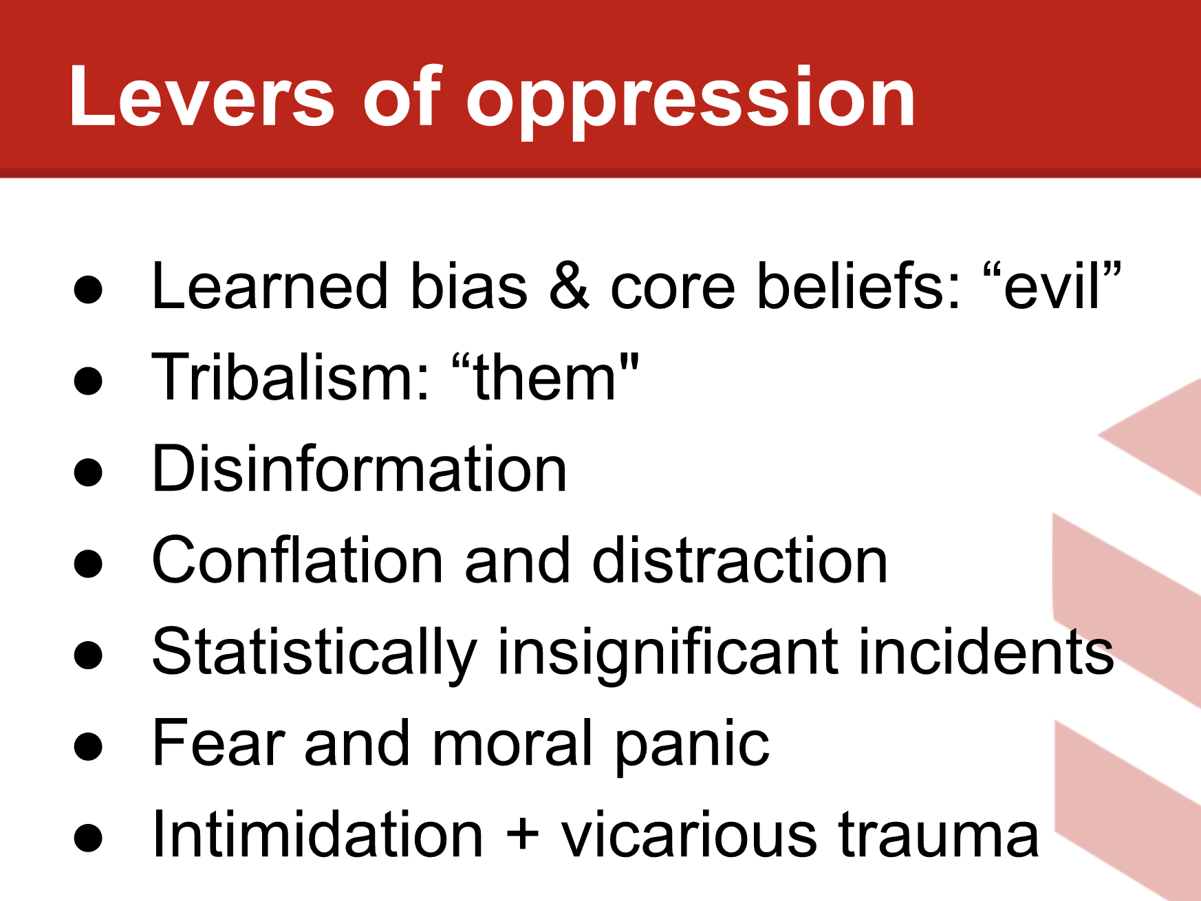 Disinformation online causes hatred on the ground
